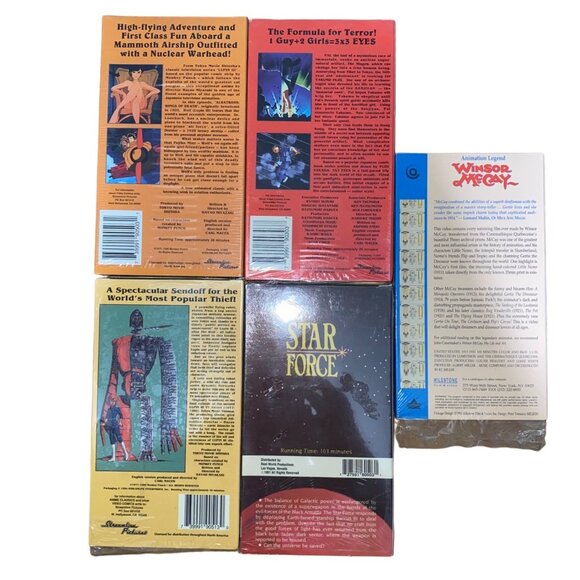 VHS Anime Classics Video Classics Winsor McCay Star Force Lupin III Tales of the - Picture 6 of 6